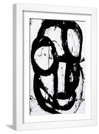 Ace of Spades III - White Framed Art Print Wall Art, 12x18