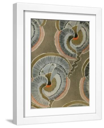 Delicate Deco Pattern V - White Framed Art Print Wall Art, 12x16