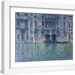 Der Palazzo De Mula in Venedig, 1908 - White Framed Art Print Wall Art, 16x12