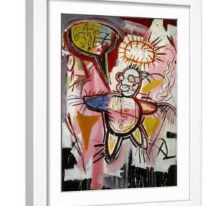Donut Revenge - White Framed Art Print Wall Art, 12x16