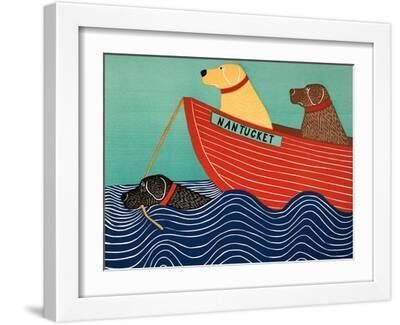 Friendship Nantucket - White Framed Art Print Wall Art, 16x12