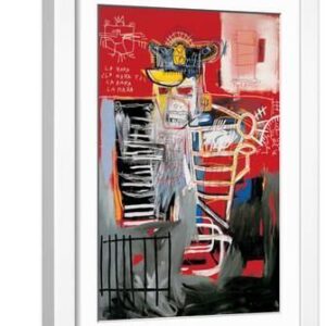 La Hara - White Framed Art Print Wall Art, 12x18
