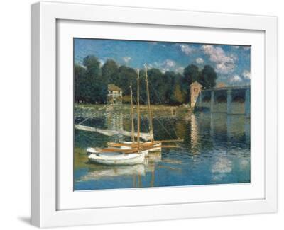 Monet: Argenteuil - White Framed Art Print Wall Art, 16x12