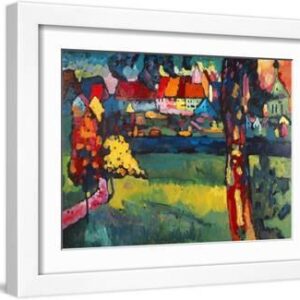 Murnau, 1909 - White Framed Art Print Wall Art, 16x12