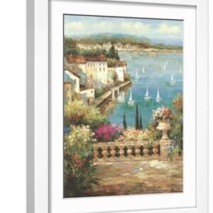 Ocean Garden - White Framed Art Print Wall Art, 12x16