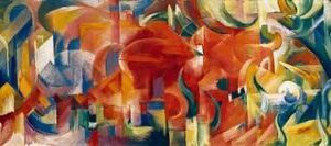 Playing Forms, 1914 - Giclee Print, 36x12