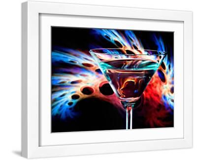The Bar at the End of the Universe 1 - White Framed Art Print Wall Art, 16x12