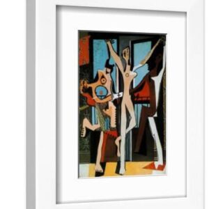 The Dance - White Framed Art Print Wall Art, 10x12