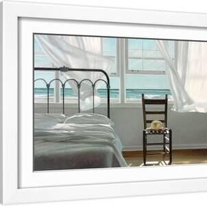 The Dream of Water - White Framed Art Print Wall Art, 18x12