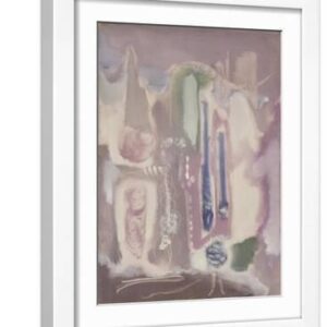 Untitled - White Framed Art Print Wall Art, 12x16