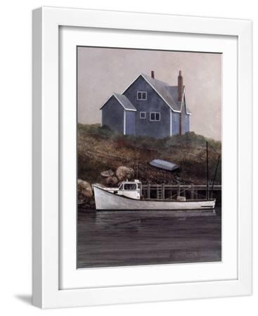 West Dover - White Framed Art Print Wall Art, 12x16